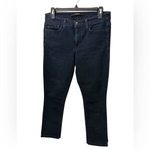 Joe's Jeans Dark Blue Mid Rise‎ Chelsea Micro Flare Size 30